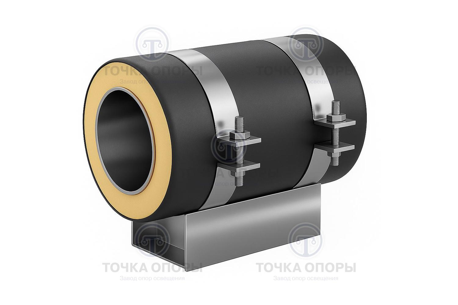 Скользящая опора СПОк 325/450.200 подкладная канальная для труб в ППУ