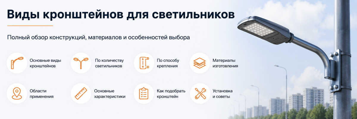 Как выбрать уличные светильники