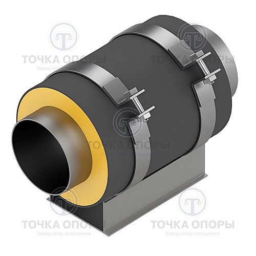 Скользящая опора СПО 108/180.150 подкладная для труб в ППУ