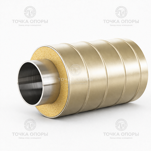 Труба ППУ стальная оболочка 1075х920х10 мм ГОСТ 30732-2006