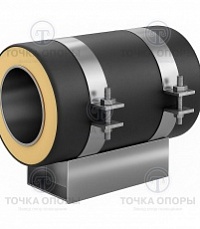 Скользящая опора СПОн 1020/1200.100 подкладная надземная для труб в ППУ