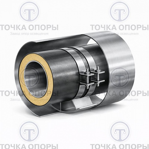 Скользящая опора для прокладки в футляре трубы ППУ 38/125/325